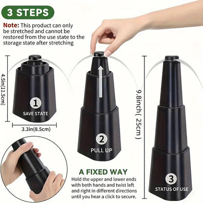 Battery Powered Portable Fly Repelling Fan with Reflective Blades Chemical Free Insect Repellent ABS Structure for Home Use